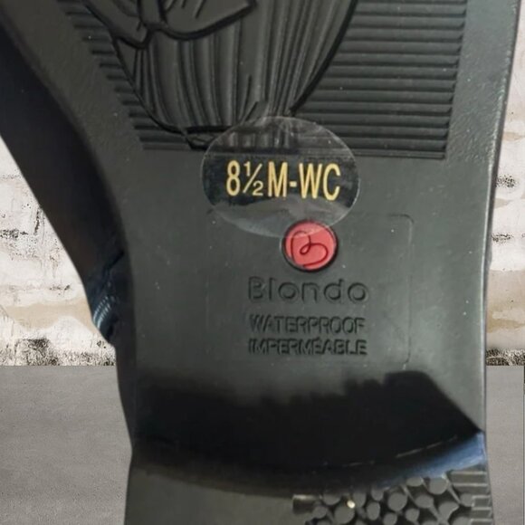 Blondo Women's Black Over the Knee Boots Size 8.5 - Picture 6 of 6